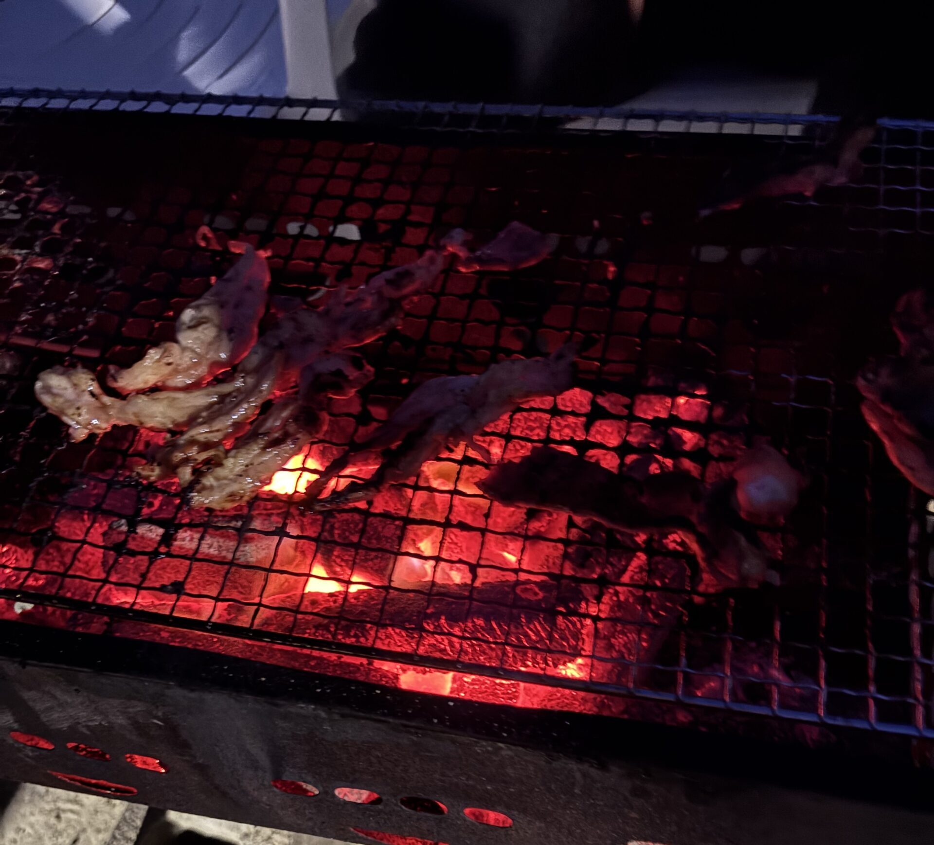 BBQでの肉の写真