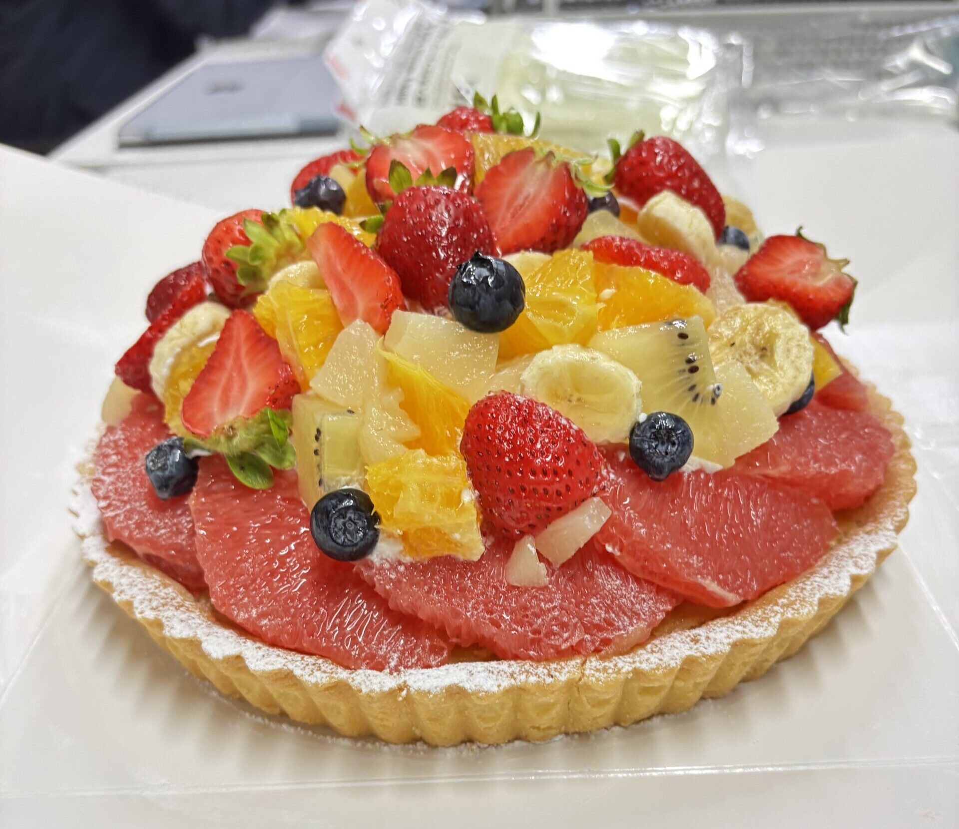 学生の手作りケーキの写真